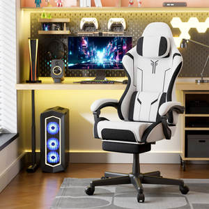 Sedia da Gaming AJUNION, Supporta 115 kg, Tessuto Traspirante, Poggiatesta Rimovibile, Supporto Lombare, Cuscino ad Alta Resilienza - Product Image 2