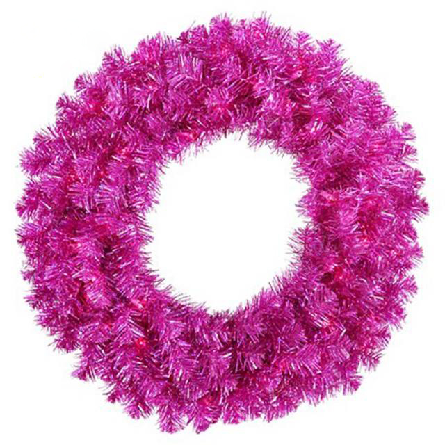 christmas wreath dries orange