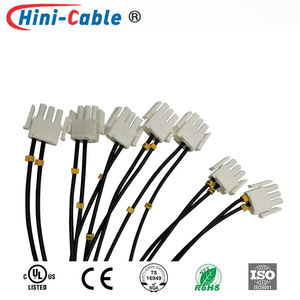 Cubierta protectora de cable LAN de moldeo por inyección personalizado CAT6 Cable de red de 8 pines 90/180 grados 26AWGx4P Cables de control de producto de alambre - Product Image 2