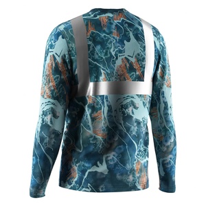 Camisetas de Pesca con Tiras Reflectantes para Hombre, Manga Larga, UPF 50+, Secado Rápido, Transpirables, para Actividades al Aire Libre, Seguras - Product Image 6
