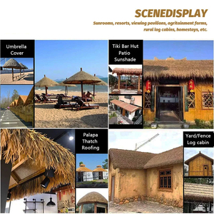 Herbe une plage carré prix feuilles Paja Long Tetto tahitien ignifuge <span class=keywords><strong>imitation</strong></span> mur cabanes le et rouleau <span class=keywords><strong>de</strong></span> chaume - Product Image 6