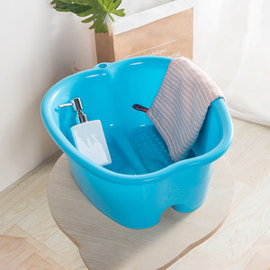 Bassin de pédicure profond en plastique HALO avec repose-pieds surélevé, seau de spa domestique pour la maison OEM ODM - Product Image 4