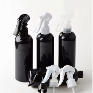 Botellas de Spray de Plástico PET Vacías de 400 ml, Forma Cilíndrica, Bomba de Gatillo, Negro, Blanco, Marrón, Azul, Verde, Uso Doméstico - Product Image 4
