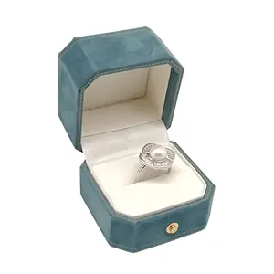 Low Moq Onetop Aangepaste Persoon Ring Box Sieraden Geschenkdozen Sieraden Sets Fluwelen Sieraden Juwelendoos