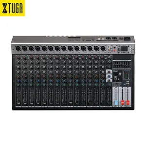 GBR-16 Professional 16 Channel blueteeth Power Mixer DJ Music Karaoke Mixing Console Stereo Audio USB Mixer