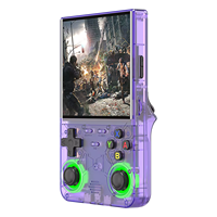 Console de jeu portable R36 Ultra 64 Go, plus de 20000 jeux, WiFi, Linux open source, écran 4 pouces, lumière RVB, lecteur de jeux vidéo rétro R36S