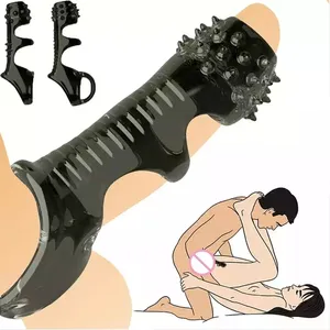 Giocattoli del sesso per donna uomo G Spot vibratore anello vibrante del pene ingrandimento duraturo cazzo stimolare massaggio clitoride anelli di Bondage anale