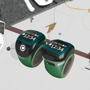 Anneau intelligent musulman S8 <span class=keywords><strong>Pro</strong></span> avec écran OLED HD tactile, 3 tailles interchangeables, affichage <span class=keywords><strong>de</strong></span> l'<span class=keywords><strong>heure</strong></span>, rappel <span class=keywords><strong>de</strong></span> prière, compteur <span class=keywords><strong>de</strong></span> tasbih, plastique - Product Image 5