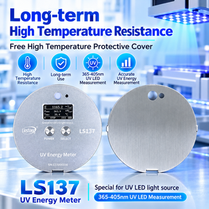 เครื่องวัดพลังงานรังสียูวี Linshang LS137 พร้อมเซ็นเซอร์วัดอุณหภูมิ สำหรับการทดสอบความเข้มและการให้รังสีของ LED ขนาด 365-405 นาโนเมตร - Product Image 6