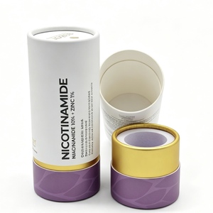 Emballage cosmétique écologique en carton ondulé doré de luxe pour huile essentielle d'aromathérapie - Product Image 5