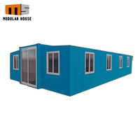 Conteneur d'expédition étanche Hous 20FT 40Ft extensible maison modulaire caravane pologne maisons portables 2 4 chambres à coucher maisons en conteneur