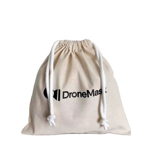 Bolsa de Algodón de Alta Calidad con Cordón para Zapatos, Bolsa de Lona para Guardar Zapatos de Viaje con Impresión de Logotipo Personalizado - Product Image 1