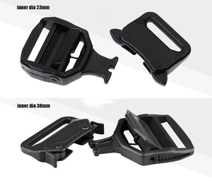 Da esterno multiuso pesante Duy 38mm tattico chiusura della spina fibbia per borsa accessori chiusura rapida fibbia 23mm - Product Image 5