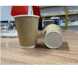 Gobelets en papier écologiques et imperméables pour café, thé chaud, boissons, fêtes, traiteur, résistants aux fuites, jetables - Product Image 6