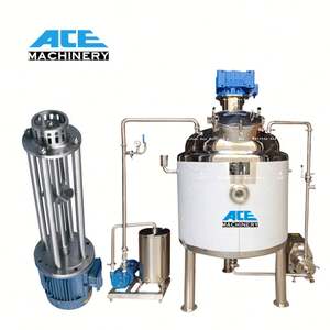Tanque Mezclador Homogeneizador de Acero Inoxidable de 100L para Pequeñas Empresas, para Lociones, Cremas, Pastas, Emulsionantes, con Calentamiento y Mezcla de Alto Cizallamiento, para Champú - Product Image 2