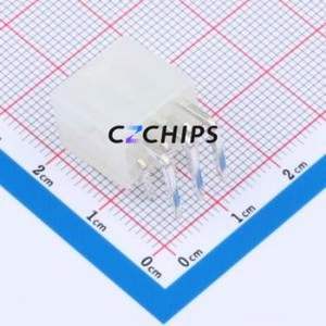 DLL-5569-6AW Wire-to-Board Pin Header Bent Lead Through Hole,P=4.2mm Connector 2x3P 4.2mm Right Angle Insert 6P - Product Image 2
