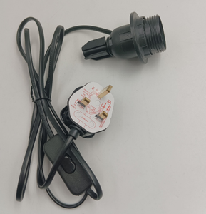 303 Chuyển Đổi E27 Nửa Răng Một Vòng 1.8 Mét Dòng Đèn Chủ Với Phích Cắm 220V Anh Cắm Ánh Sáng Dây Với Rượu Vang Stopper - Product Image 2