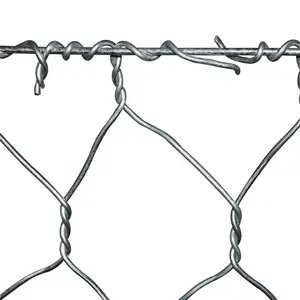 Sales package plastic gabion mesh gabion cage high zinc lead wire gabion mesh