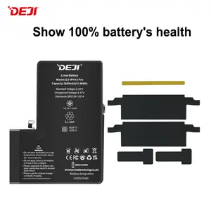 DEJI nouvelle mise à niveau 100% santé Pop up batterie gratuite pour iPhone 13 pro