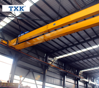 Pont roulant électrique TXK 2t, grue de levage sur rail personnalisée, pont roulant à double poutre, commande magnétique, élingue à câble métallique, garantie 1 an