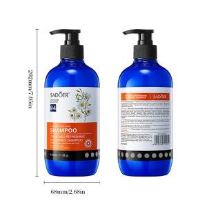 Shampooing SADOER à la Camomille Rafraîchissant et Contrô<span class=keywords><strong>le</strong></span> du Sébum 500ml - 98% de suppression des graisses, Apaise <span class=keywords><strong>le</strong></span> cuir chevelu, pH 6.0-6.6, Volume et Souplesse - Product Image 5