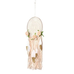 Décorations d'explosion de mariage d'art décoratif simple Type de <span class=keywords><strong>feutre</strong></span> attrape-rêves de fleur de plume d'or - Product Image 1