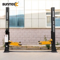 SAMFD CE 4000 5000kg 8800 10000LBS Élévateur hydraulique pour véhicules, plateforme élévatrice électrique, pont élévateur 2 colonnes pour voitures