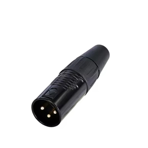 Conector XLR Hembra/Macho de Metal de 3 Pines <span class=keywords><strong>REAN</strong></span> RC3M/RC3F para Equipos de Audio de Alta Gama (Negro/Plateado) - Product Image 1