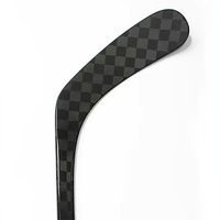 Bâton de tissage en carbone 18K 375G 66 \ "main gauche pour les joueurs de hockey sur gazon joueurs de hockey sur glace