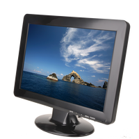Moniteur CCTV LED TFT 12 pouces à prix d'usine, moniteur LCD 12 pouces avec entrée BNC