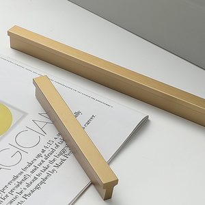 Herrajes para muebles modernos y simples, armarios, mesitas de noche, Armarios con cajones, manijas de aleación de aluminio - Product Image 3