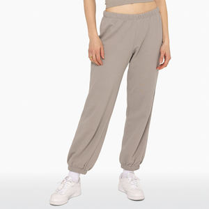 Pantalones Deportivos de Algodón de Cintura Alta Personalizados para Mujer, Pantalones de Chándal de Algodón Grueso para Invierno - Product Image 3