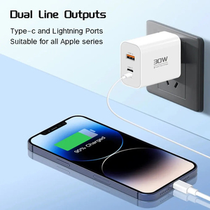 <span class=keywords><strong>Cargador</strong></span> de 30W para teléfono móvil, dispositivo de carga flash de tres puertos, apto para tableta, Android, <span class=keywords><strong>iPhone</strong></span> 15 y <span class=keywords><strong>14</strong></span> - Product Image 2