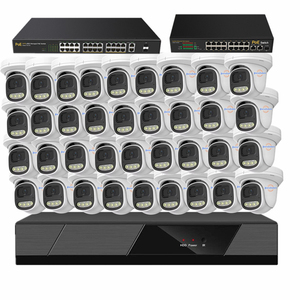 Jianvision - Juego de Cámaras <span class=keywords><strong>IP</strong></span> Tipo Domo de 36 Canales y 4MP con Interruptores POE y Grabación de Video y Audio NVR en el Techo de la Casa - Product Image 1