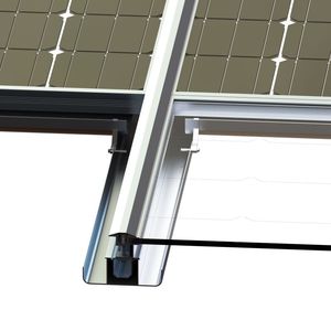 ระบบติดตั้งแผงโซลาร์เซลล์กันน้ำ รางระบายน้ำแบบ M สำหรับหลังคาโรงรถ BIPV - Product Image 6