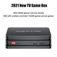 Consola de Videojuegos Retro M8 Plus con 10000 Juegos, Gamepad para PC, Android TV Box, 32G/64G, FC GB, Enchufe Estadounidense