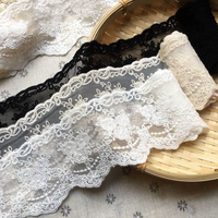 Erkoumi 3.3 pouces bordure broderie ruban délicat couronne ruban dentelle coupe pour artisanat mariée robe de mariée Applique décoration
