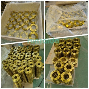 Nhà Máy hàn vòng mặt Bích lỏng PN10 PN16 áp lực DIN <span class=keywords><strong>ANSI</strong></span> JIS tiêu chuẩn thép carbon màu vàng sơn mặt bích - Product Image 3