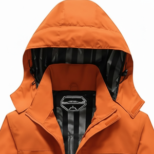 Chaqueta de lluvia a prueba de agua, prendas de vestir impermeables, chaqueta de lluvia transparente de PVC para exteriores a través de chaquetas de moda subidas por Dress Sports - Product Image 1