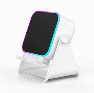<span class=keywords><strong>Haut</strong></span>-<span class=keywords><strong>parleur</strong></span> sans fil 5-en-1 avec lumière ambiante RVB et support de téléphone à 360 degrés - <span class=keywords><strong>Haut</strong></span>-<span class=keywords><strong>parleur</strong></span> portable pour <span class=keywords><strong>iPhone</strong></span> Android - Product Image 1