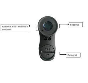 Medidor de telémetro láser gran angular de prisma Bak4 de alta calidad para caza de golf con medición de distancia - Product Image 6