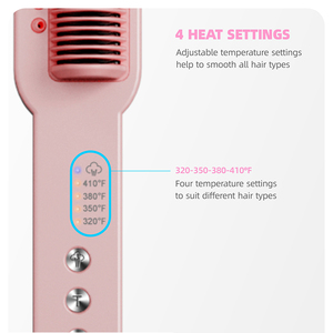 Peine alisador de pelo de vapor LCD con revestimiento de cerámica cepillo alisador de pelo profesional - Product Image 2