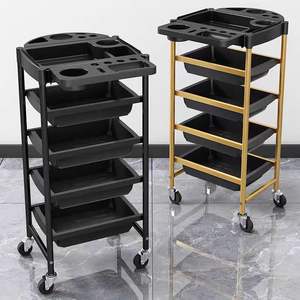 Carrito de herramientas para peluquería, soporte especial para herramientas de peluquería, almacenamiento multifuncional para salón de belleza - Product Image 6