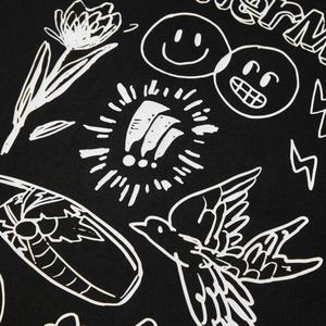 OEM moda peso pesado recortada Boxy camiseta hombres relajado ajuste impresión camiseta - Product Image 6