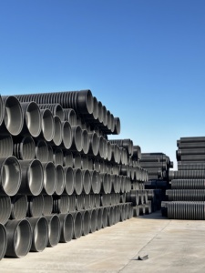 18-дюймовая двухслойная гофрированная дренажная труба HDPE dwc hdpe пластиковая водопропускная труба - Product Image 4