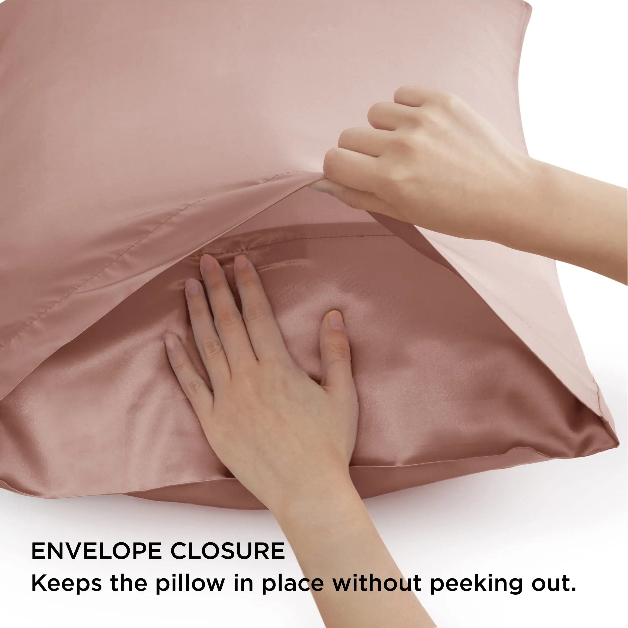 Wholesale pillow cover Polyester soft luxury Sleeping Emulation Mulberry Silk Satin Pillow Cases