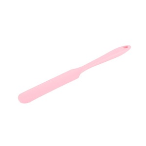 Pink Silicone Cake Spatula Oven Safe Hand Wash Only Baking Mixer Kitchen Utensil - Product Image 1