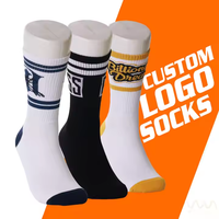 Chaussettes de sport personnalisées de haute qualité avec motif jacquard amusant, design gratuit, collection printemps