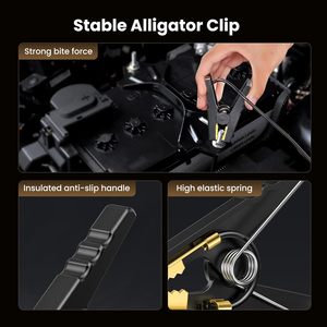 UGREEN CA201 Câble de chargement pour voiture Cordon de raccordement pour batterie automobile Alimentation pour l'extérieur Ligne de connexion d'urgence écologique - Product Image 5