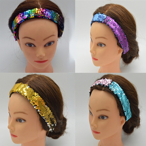 طوق الرأس البراق المرن العصري للفتيات المراهقات FF2349 طوق شعر للأطفال إكسسوارات الشعر للأطفال طوق شعر مزين بالترتر للحفلات - Product Image 2